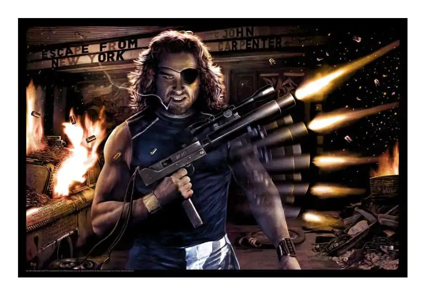 Escape from New York Art Print Snake Plissken 46 x 61 cm - unframed termékfotó