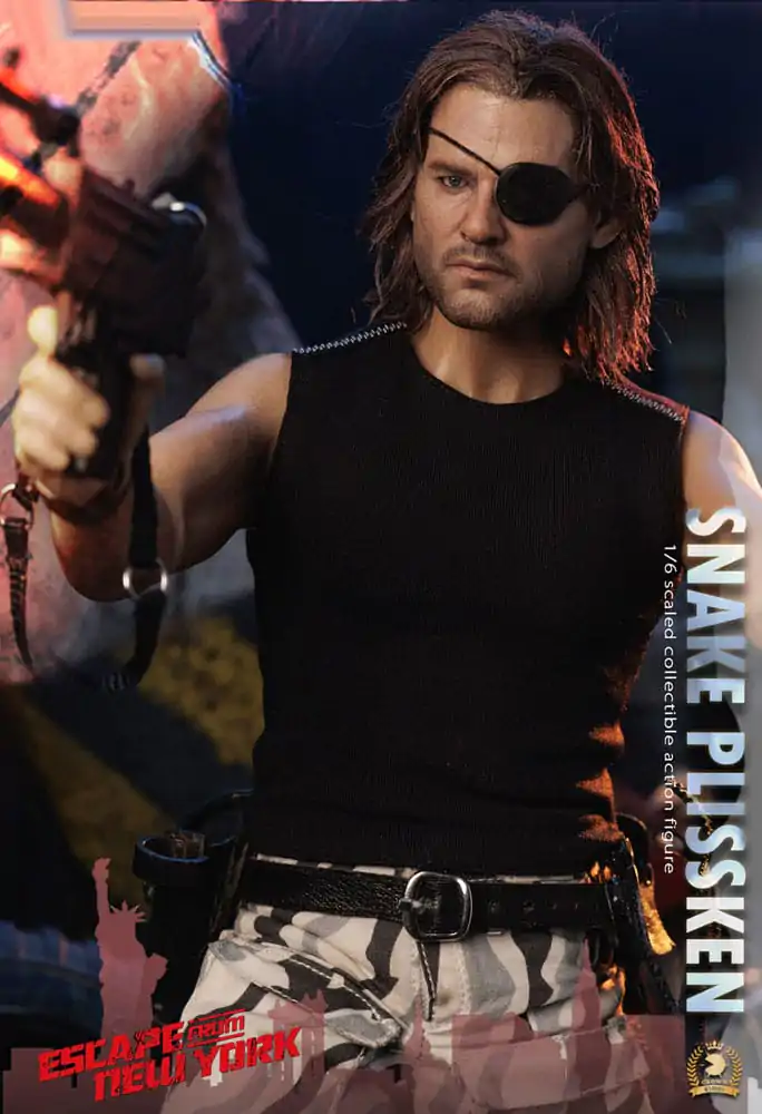 Escape from New York Crown Series Action Figure 1/6 Snake Plissken (Real Hair Version) 30 cm product photo