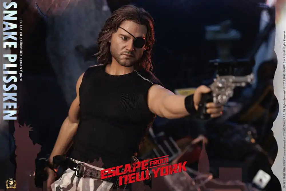 Escape from New York Crown Series Action Figure 1/6 Snake Plissken (Real Hair Version) 30 cm product photo