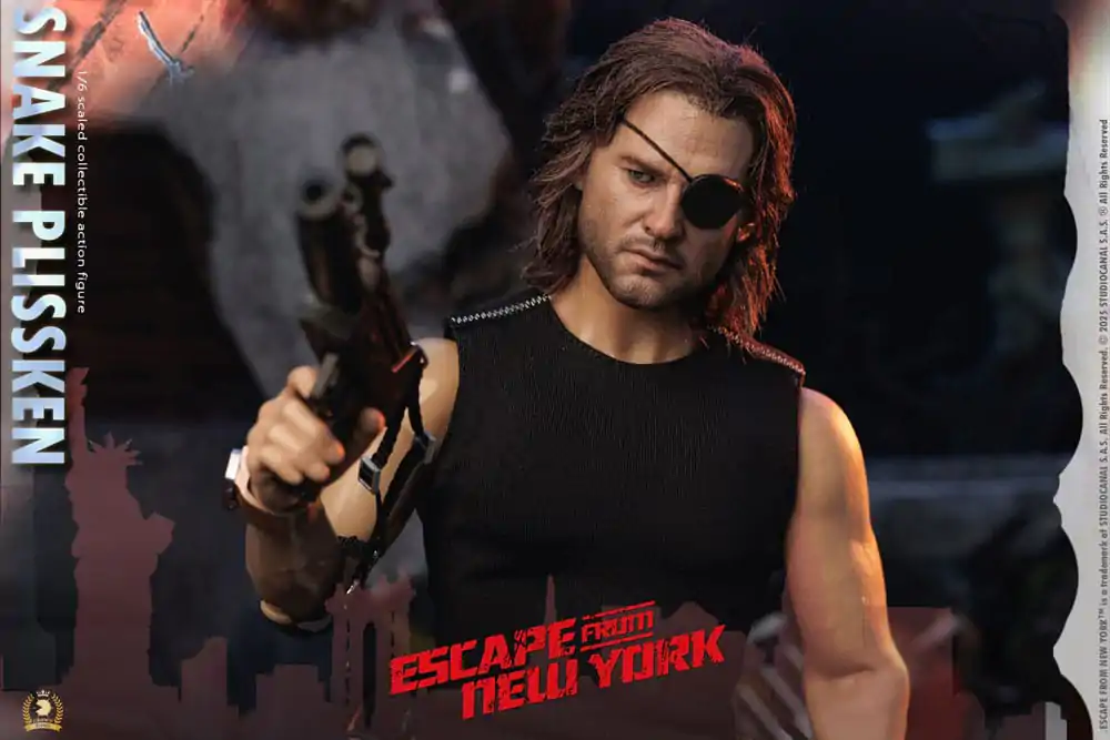 Escape from New York Crown Series Action Figure 1/6 Snake Plissken (Real Hair Version) 30 cm product photo