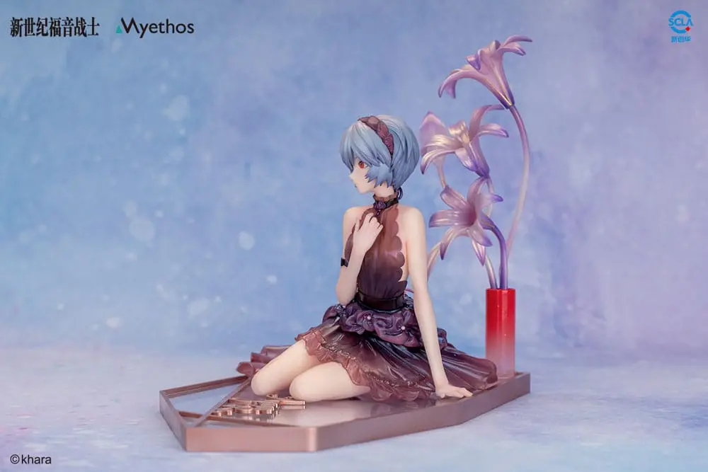 Evangelion PVC Statue 1/7 Rei Ayanami: Whisper of Flower Ver. 15 cm termékfotó