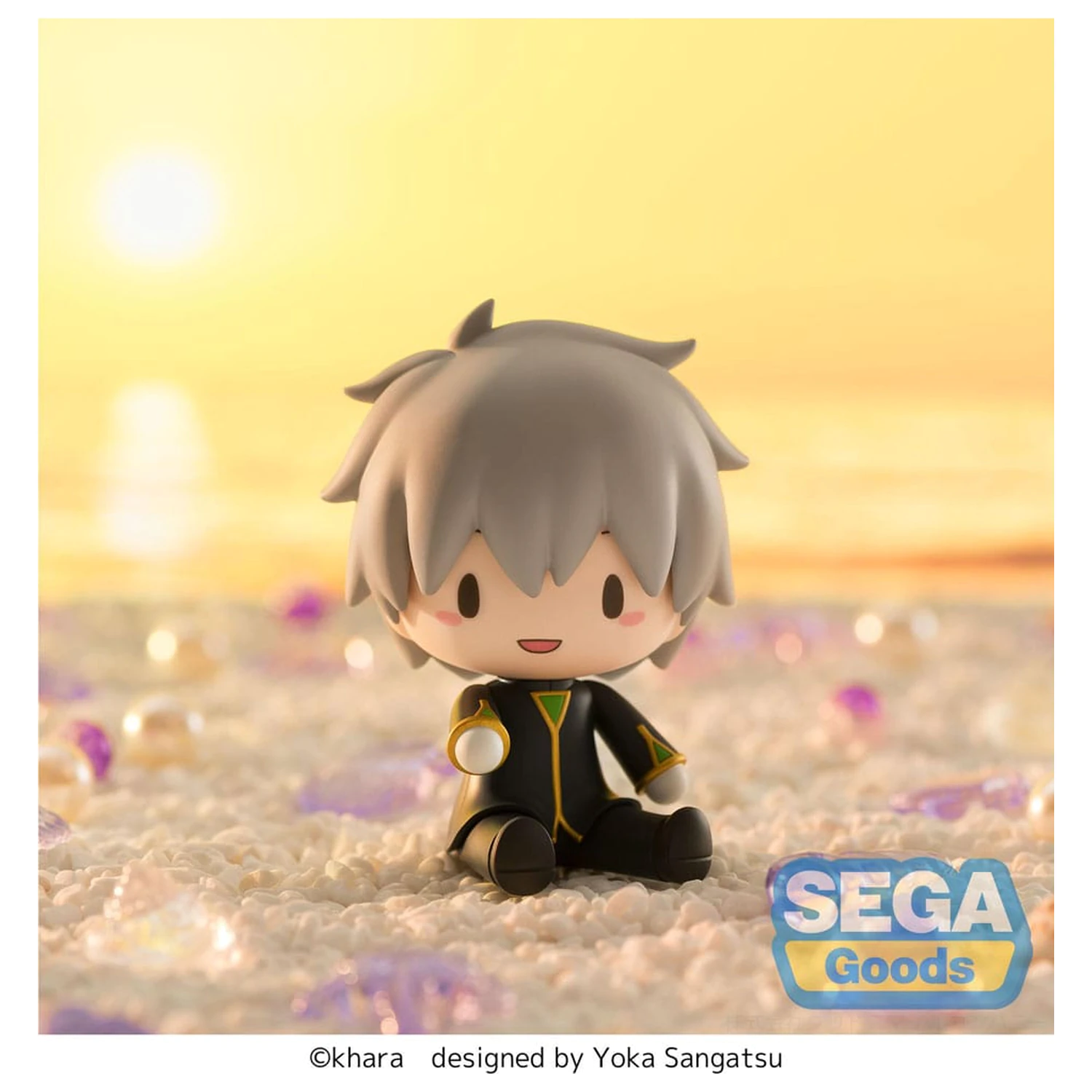 Evangelion: 3.0+1.0 Thrice Upon a Time Fuwa Petit Chibi Figure Kaworu Commander Suit 8 cm  product photo