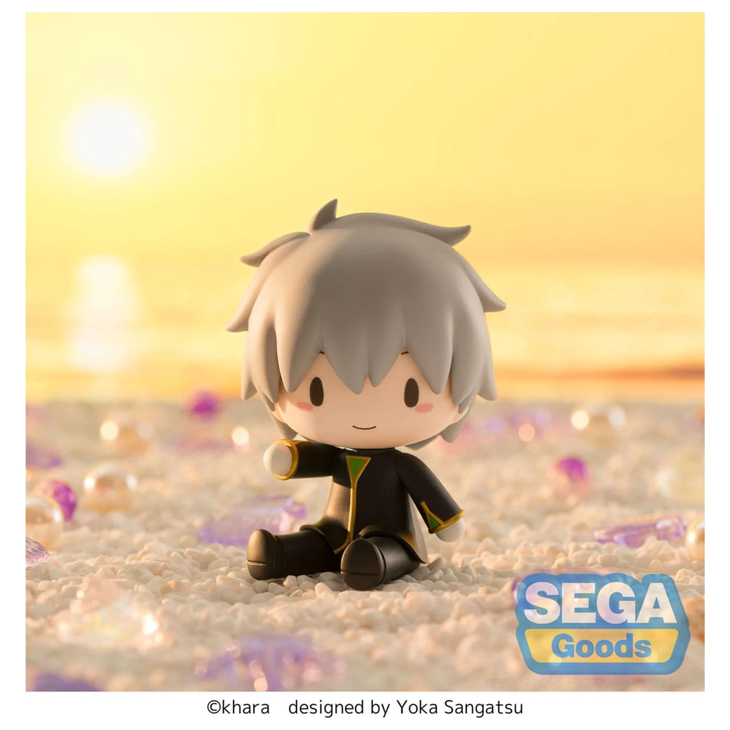 Evangelion: 3.0+1.0 Thrice Upon a Time Fuwa Petit Chibi Figure Kaworu Commander Suit 8 cm  product photo