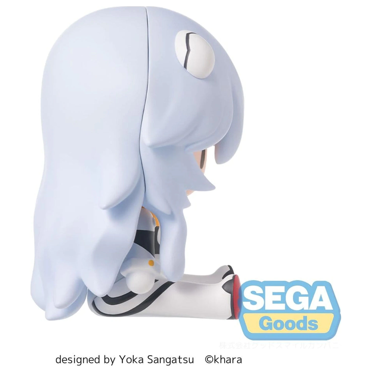 Evangelion: 3.0+1.0 Thrice Upon a Time Fuwa Petit Chibi Figure Rei: Long Hair 8 cm  product photo