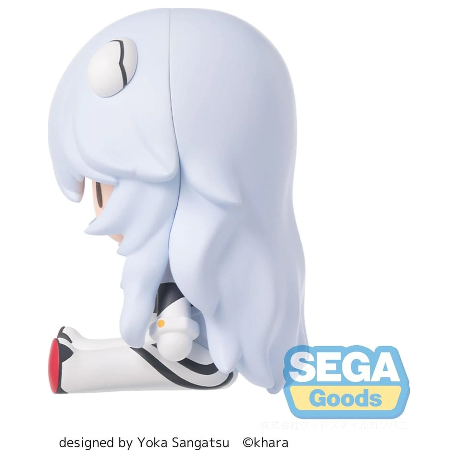 Evangelion: 3.0+1.0 Thrice Upon a Time Fuwa Petit Chibi Figure Rei: Long Hair 8 cm  product photo