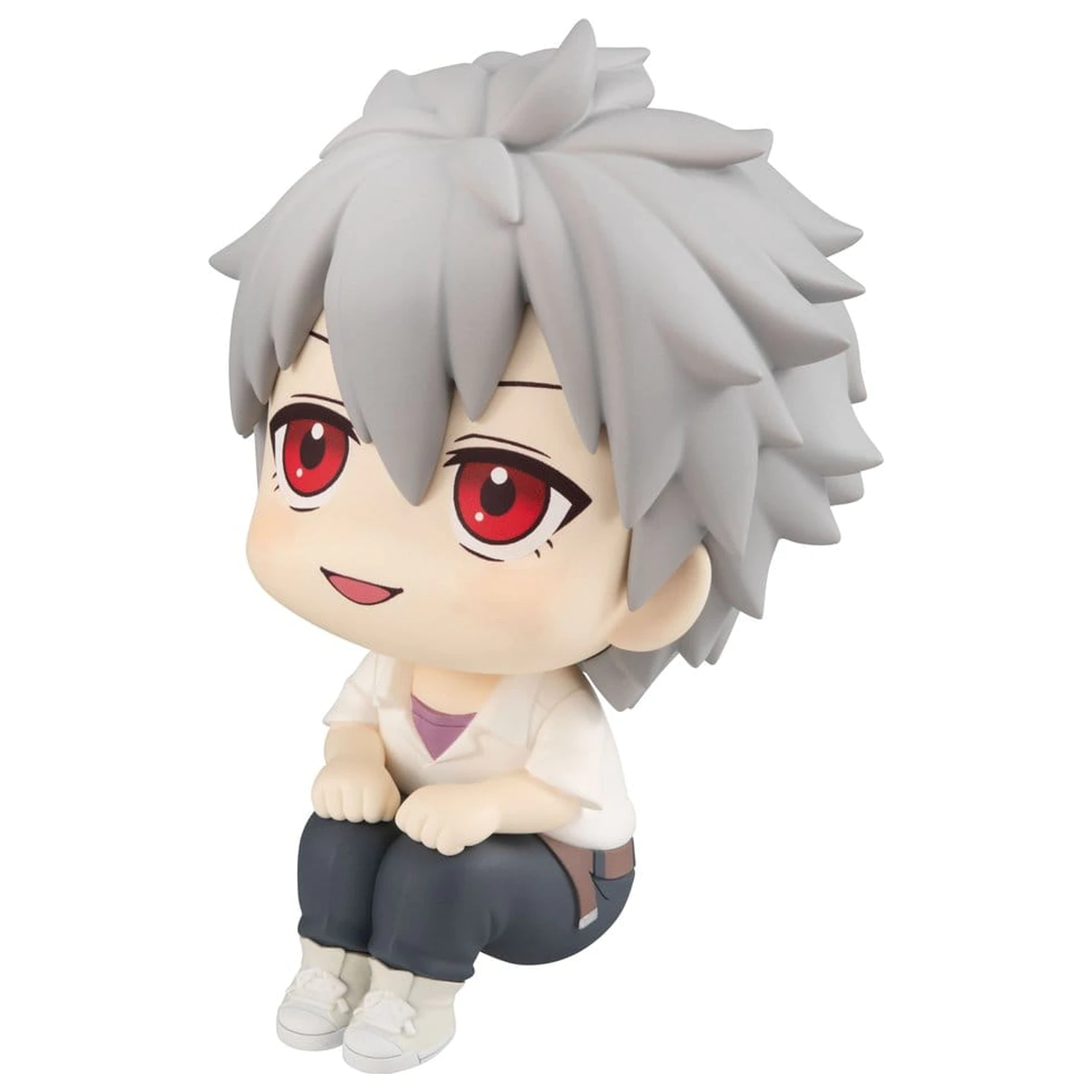 Evangelion: 3.0+1.0 Thrice Upon a Time Look Up PVC Figure Kaworu Nagisa 11 cm (Repeat) product photo