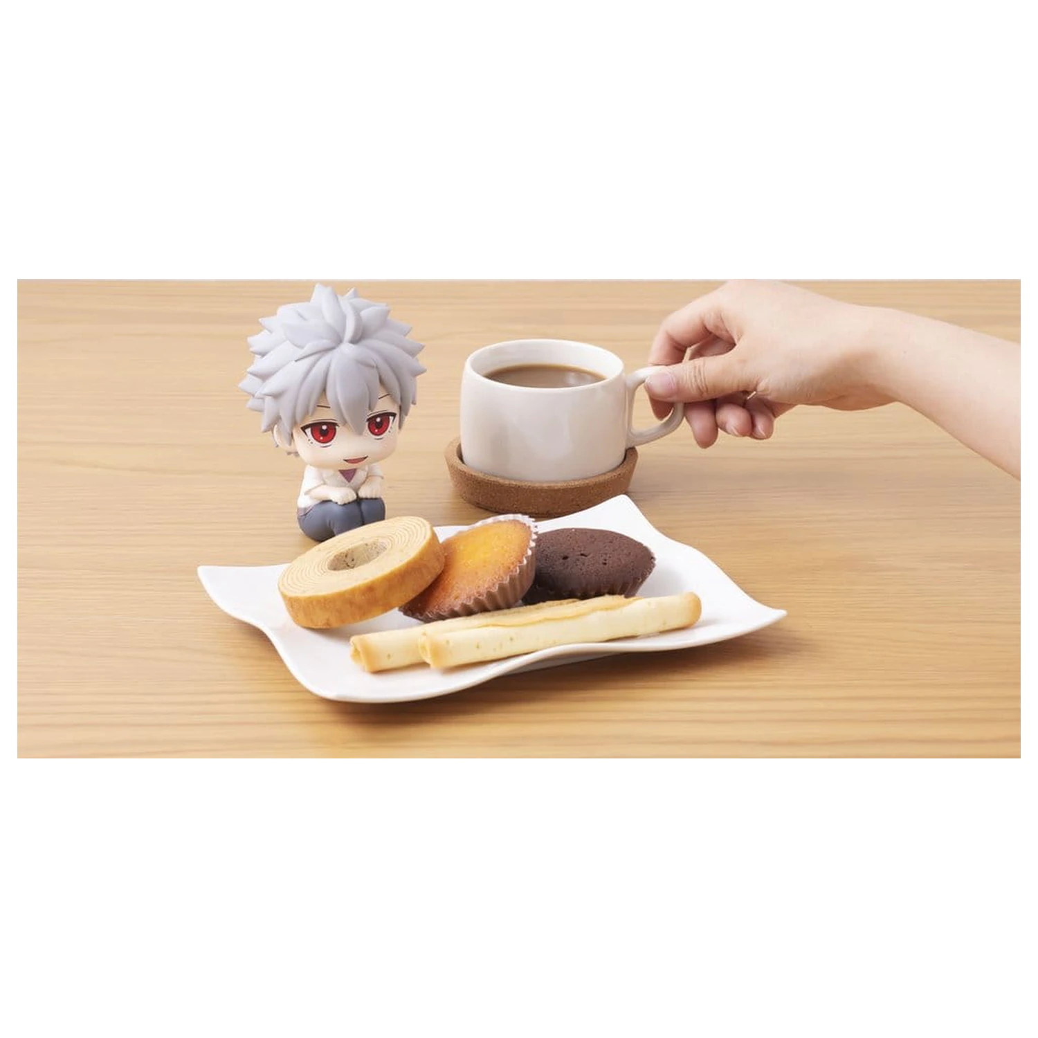 Evangelion: 3.0+1.0 Thrice Upon a Time Look Up PVC Figure Kaworu Nagisa 11 cm (Repeat) product photo