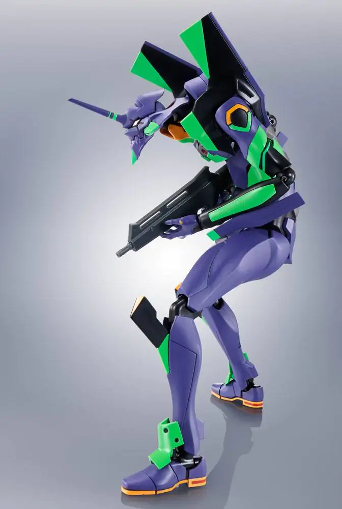 Evangelion: 3.0+1.0 Thrice Upon a Time Robot Spirits Action Figure Side EVA Evangelion Test Type-01 + Spear of Cassius Renewal Color Edition Reissue product photo