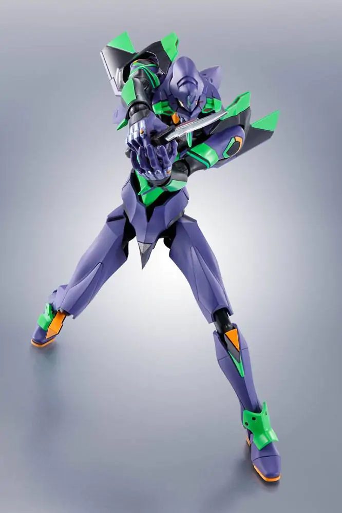 Evangelion: 3.0+1.0 Thrice Upon a Time Robot Spirits Action Figure Side EVA Evangelion Test Type-01 + Spear of Cassius Renewal Color Edition Reissue product photo
