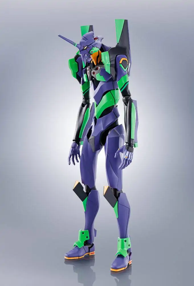 Evangelion: 3.0+1.0 Thrice Upon a Time Robot Spirits Action Figure Side EVA Evangelion Test Type-01 + Spear of Cassius Renewal Color Edition Reissue product photo