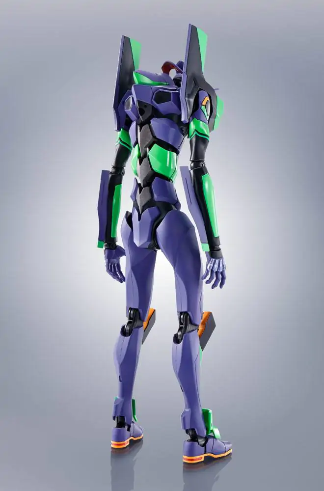 Evangelion: 3.0+1.0 Thrice Upon a Time Robot Spirits Action Figure Side EVA Evangelion Test Type-01 + Spear of Cassius Renewal Color Edition Reissue product photo