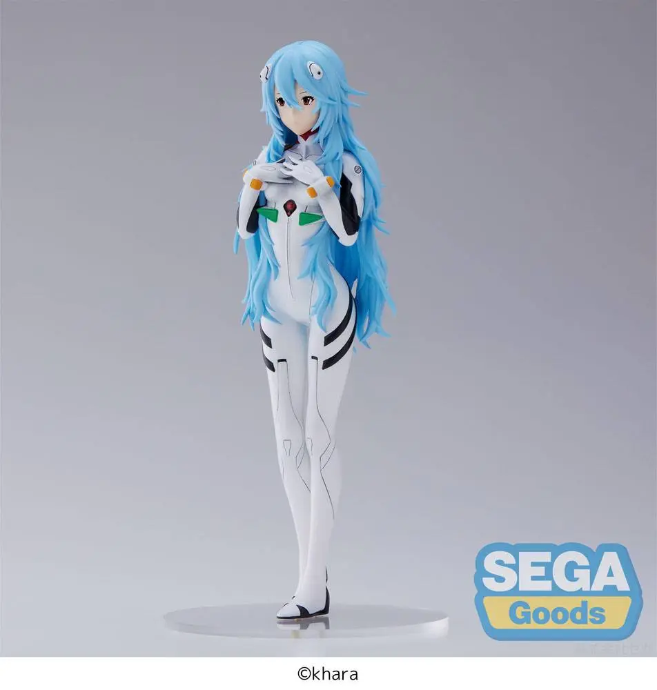 Evangelion: 3.0+1.0 Thrice Upon a Time SPM PVC Statue Rei Ayanami Long Hair Ver. 21 cm product photo