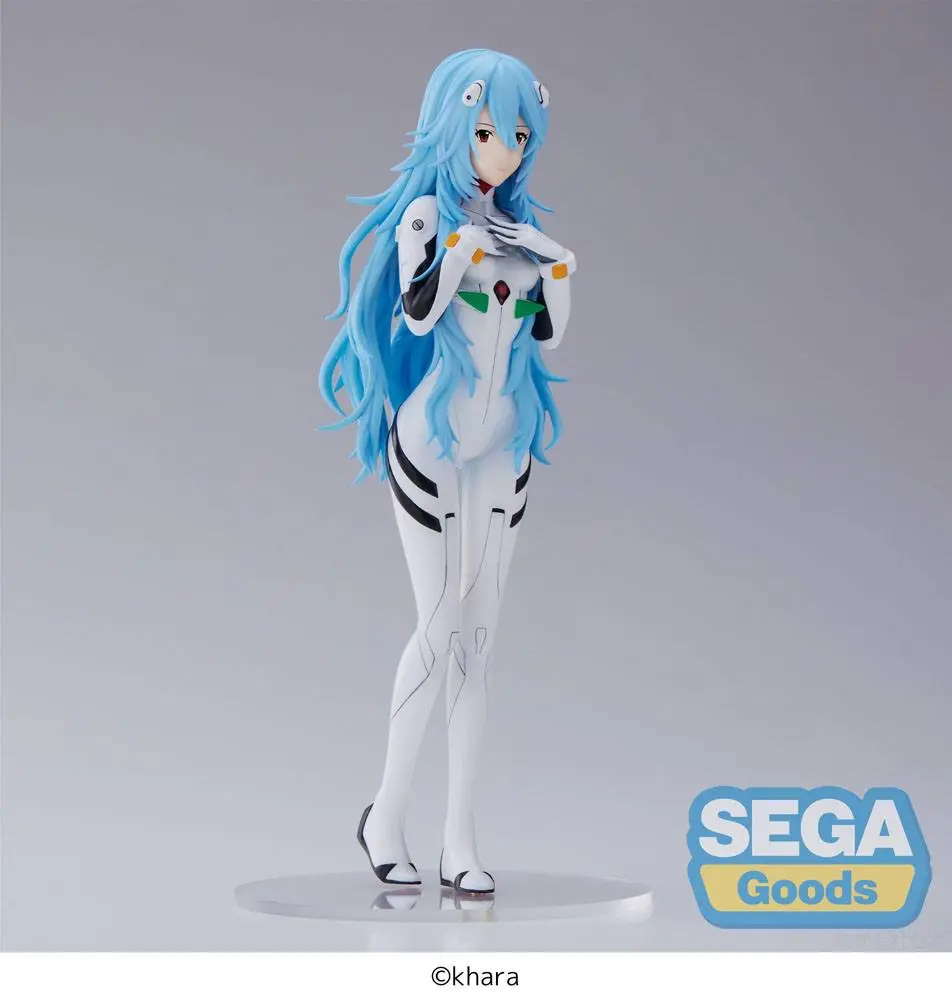 Evangelion: 3.0+1.0 Thrice Upon a Time SPM PVC Statue Rei Ayanami Long Hair Ver. 21 cm product photo