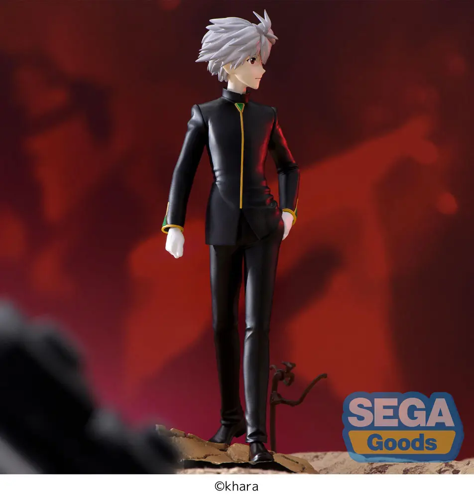 Evangelion: 3.0+1.0 Thrice Upon a Time SPM Vignetteum PVC Statue Kaworu Nagisa Commander Suit Ver. 19 cm product photo