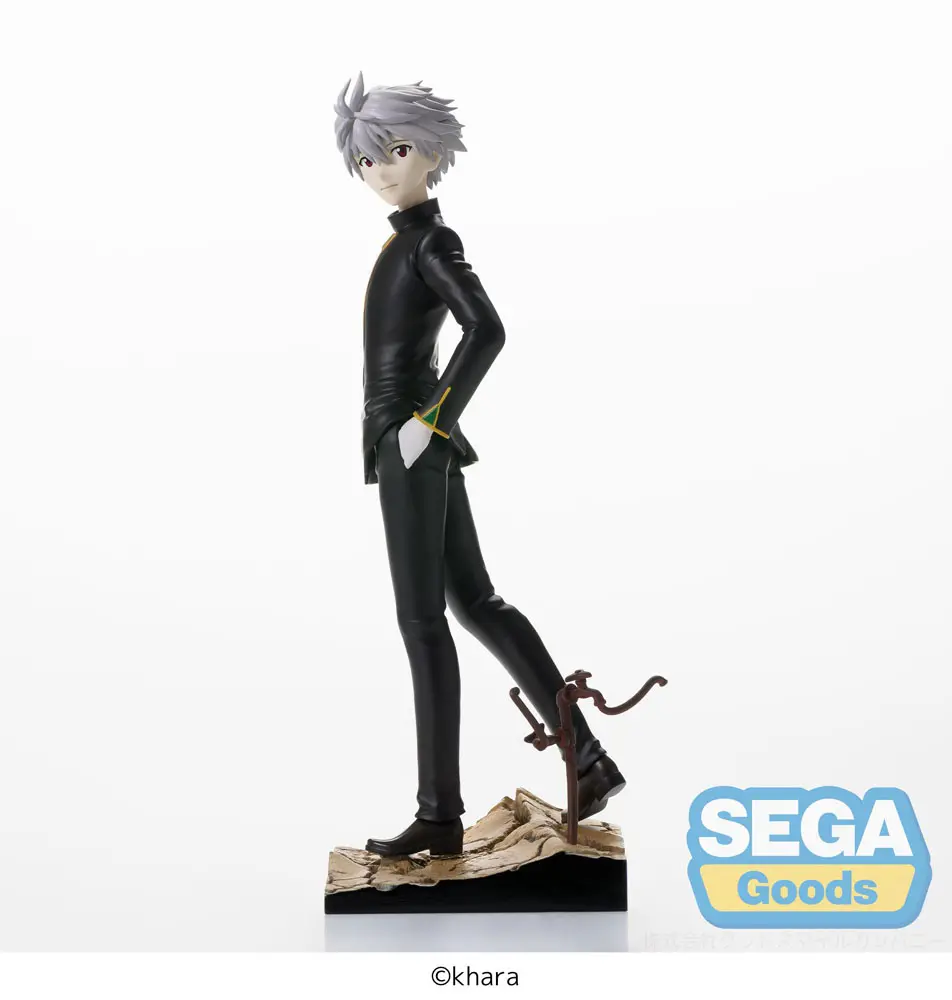 Evangelion: 3.0+1.0 Thrice Upon a Time SPM Vignetteum PVC Statue Kaworu Nagisa Commander Suit Ver. 19 cm product photo