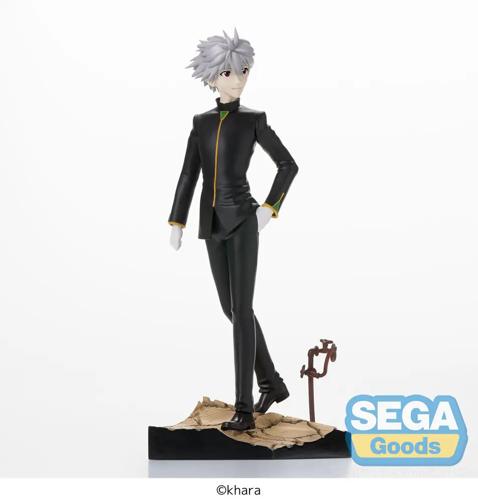 Evangelion: 3.0+1.0 Thrice Upon a Time SPM Vignetteum PVC Statue Kaworu Nagisa Commander Suit Ver. 19 cm product photo