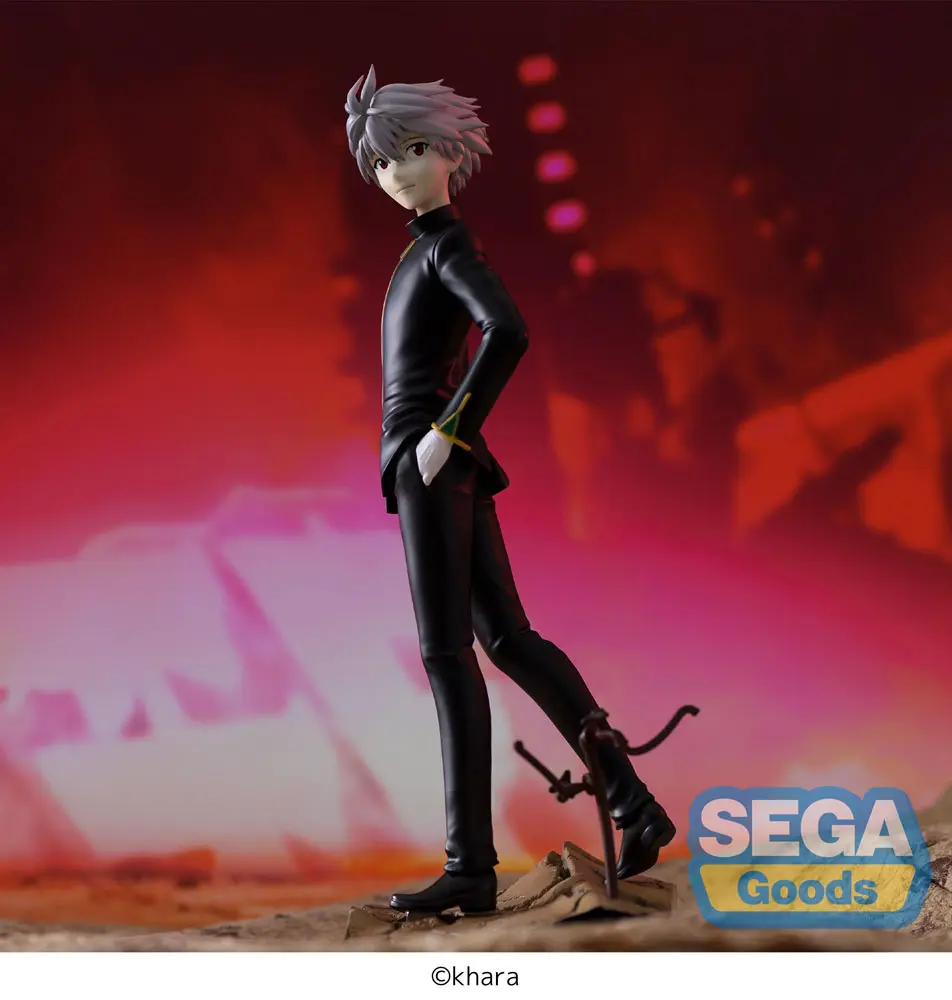 Evangelion: 3.0+1.0 Thrice Upon a Time SPM Vignetteum PVC Statue Kaworu Nagisa Commander Suit Ver. 19 cm product photo