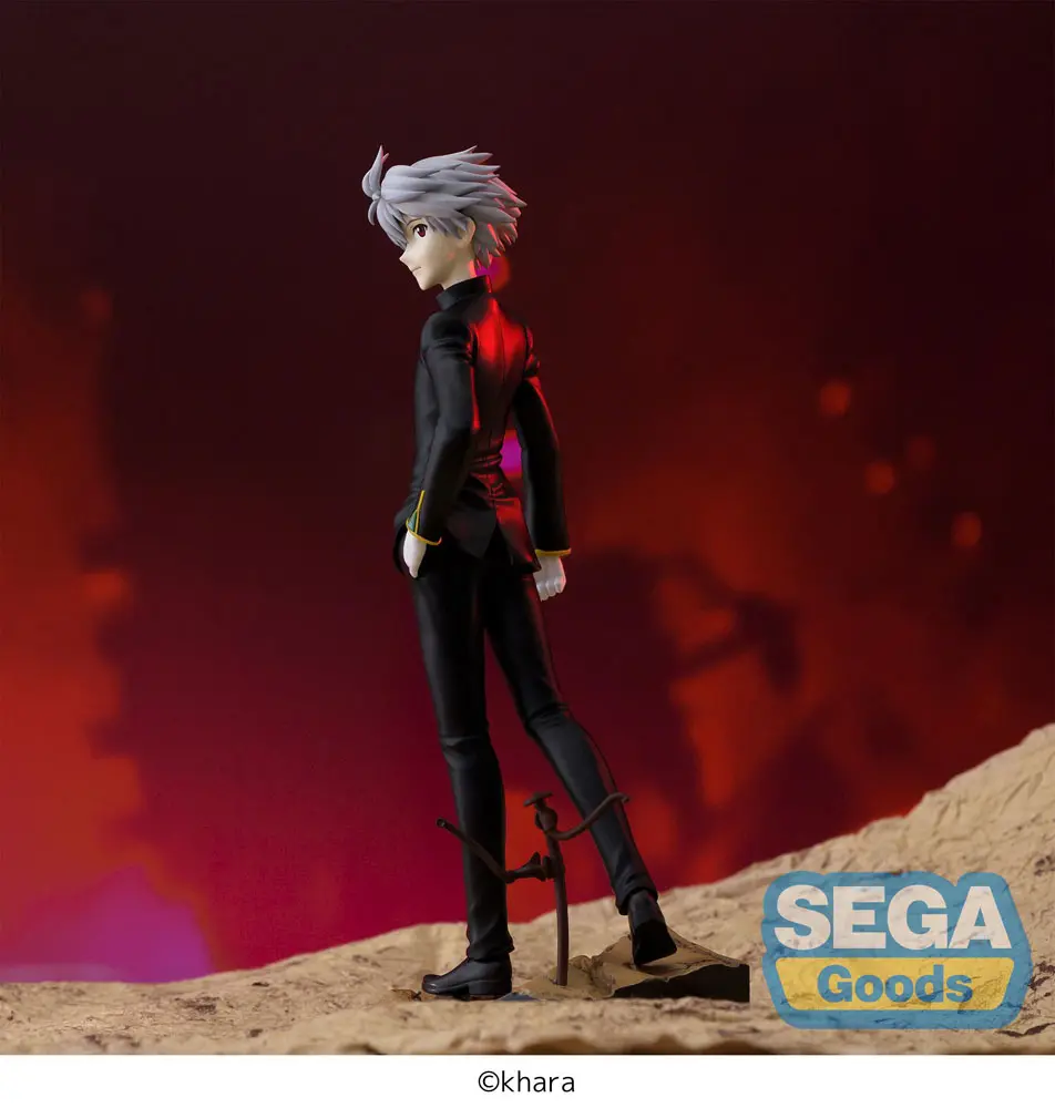 Evangelion: 3.0+1.0 Thrice Upon a Time SPM Vignetteum PVC Statue Kaworu Nagisa Commander Suit Ver. 19 cm product photo