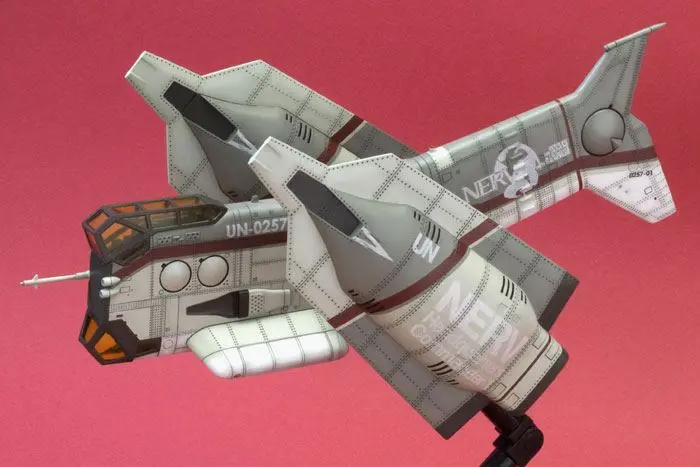 Evangelion: 3.0 Plastic Model Kit 1/100 Vertical Take-Off &amp; Landing Aircraft YAGR-N101 19 cm product photo