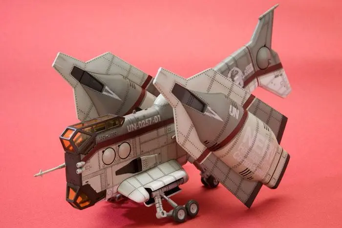 Evangelion: 3.0 Plastic Model Kit 1/100 Vertical Take-Off &amp; Landing Aircraft YAGR-N101 19 cm product photo