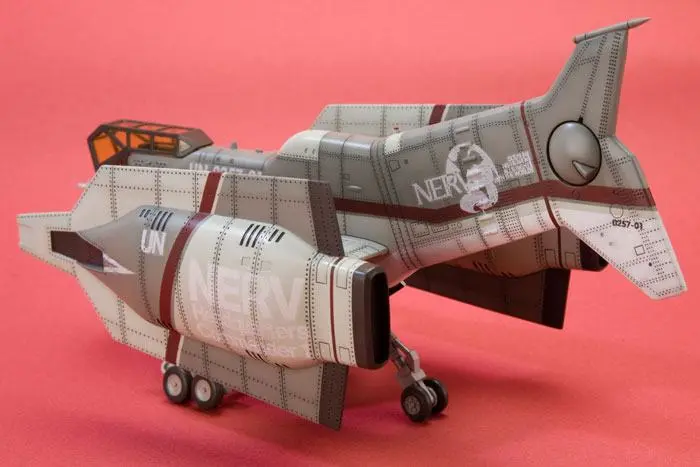 Evangelion: 3.0 Plastic Model Kit 1/100 Vertical Take-Off &amp; Landing Aircraft YAGR-N101 19 cm product photo