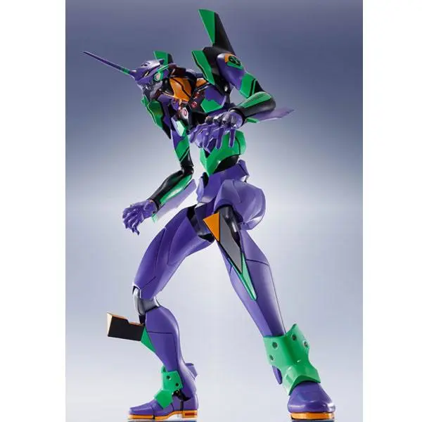Evangelion: 3.0 Plastic Model Kit 1/400 Evangelion Test Type 01 Night Combat Ver. 19 cm product photo