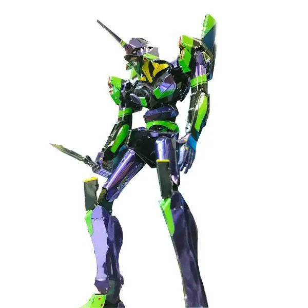 Evangelion: 3.0 Plastic Model Kit 1/400 Evangelion Test Type 01 Night Combat Ver. 19 cm product photo