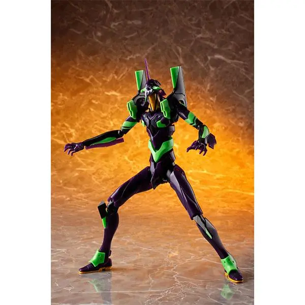 Evangelion: 3.0 Plastic Model Kit 1/400 Evangelion Test Type 01 Night Combat Ver. 19 cm product photo