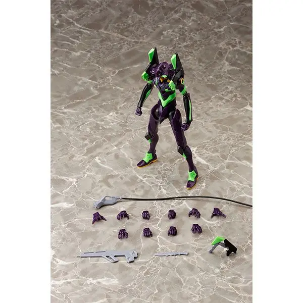 Evangelion: 3.0 Plastic Model Kit 1/400 Evangelion Test Type 01 Night Combat Ver. 19 cm product photo