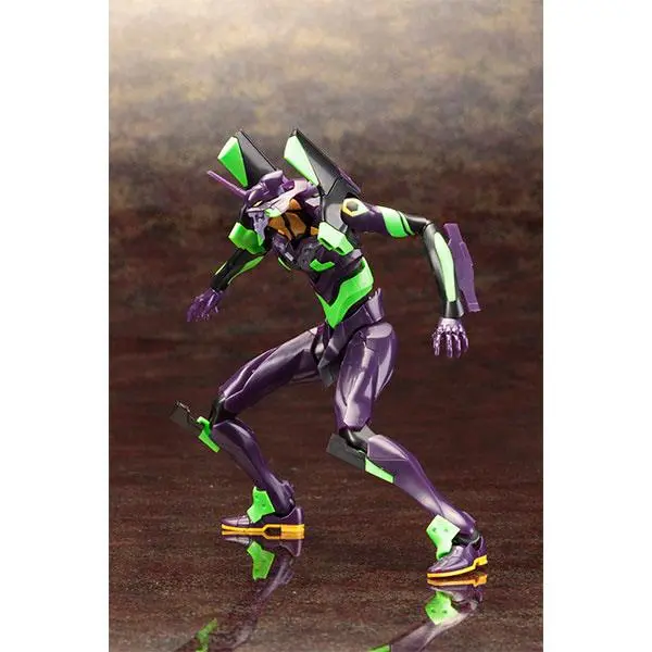 Evangelion: 3.0 Plastic Model Kit 1/400 Evangelion Test Type 01 Night Combat Ver. 19 cm product photo