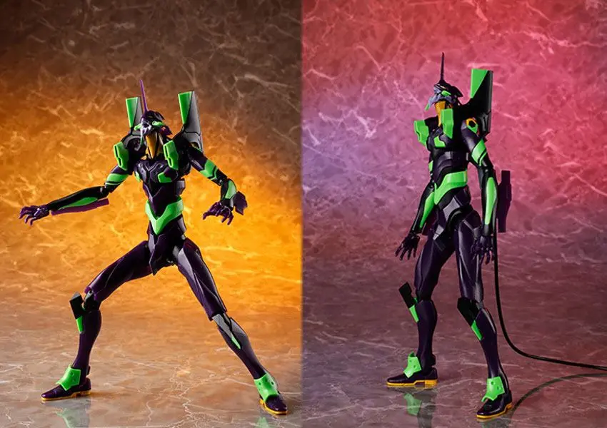 Evangelion: 3.0 Plastic Model Kit 1/400 Evangelion Test Type 01 Night Combat Ver. 19 cm product photo