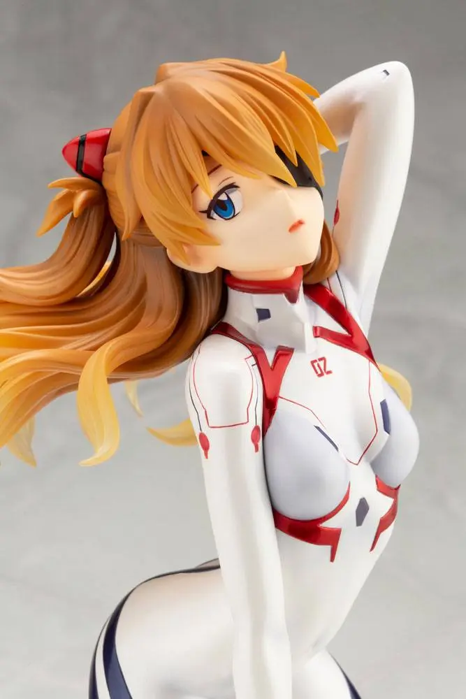 Evangelion 4 PVC Statue 1/6 Asuka Shikinami Langley White Plugsuit Ver. 23 cm product photo