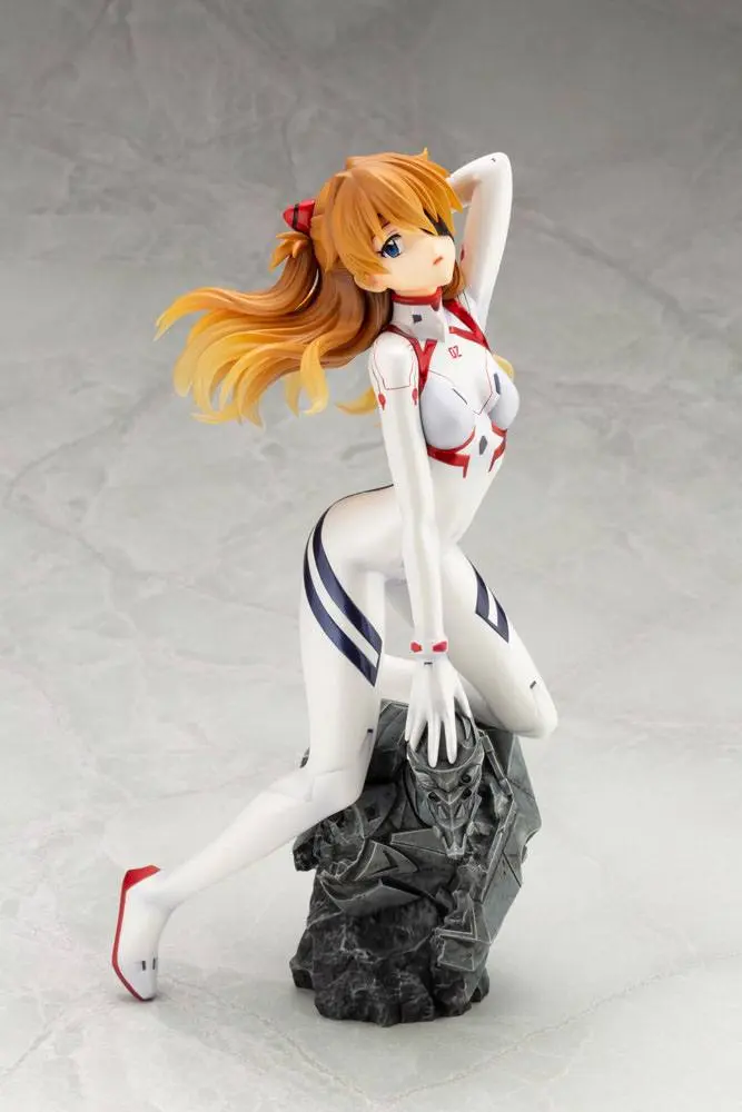 Evangelion 4 PVC Statue 1/6 Asuka Shikinami Langley White Plugsuit Ver. 23 cm product photo