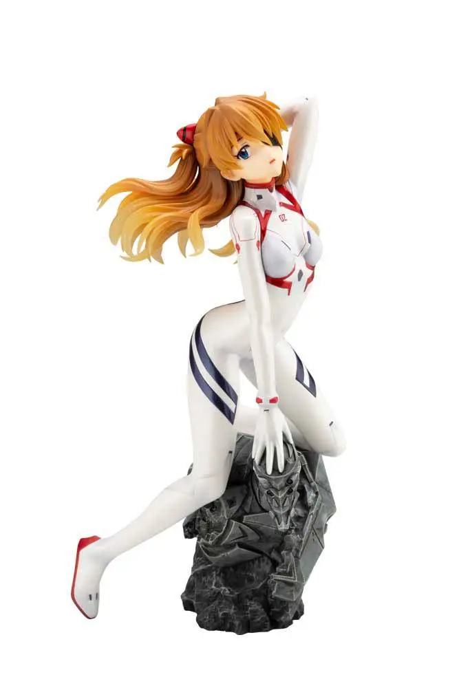 Evangelion 4 PVC Statue 1/6 Asuka Shikinami Langley White Plugsuit Ver. 23 cm product photo