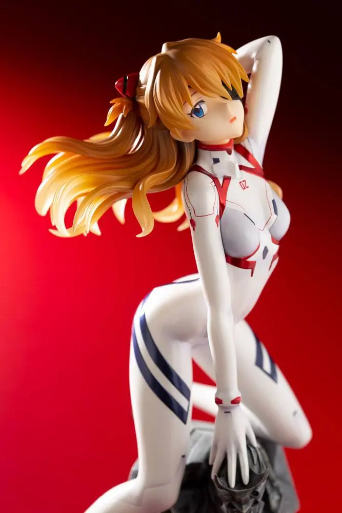 Evangelion 4 PVC Statue 1/6 Asuka Shikinami Langley White Plugsuit Ver. 23 cm product photo
