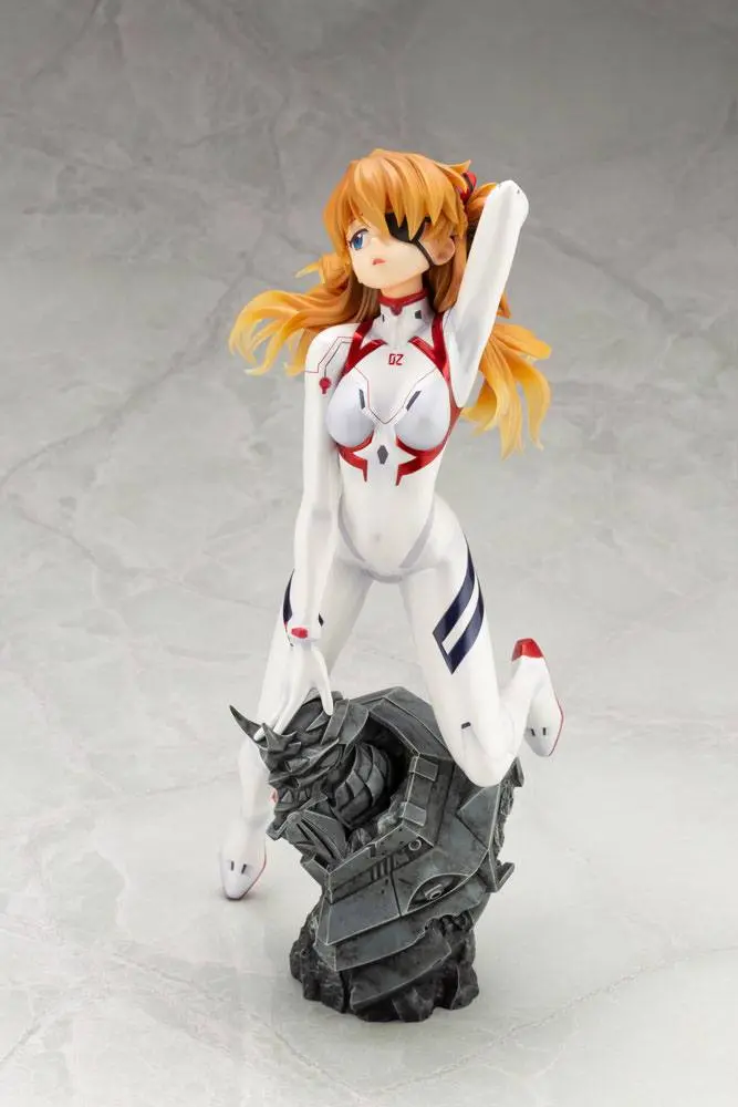 Evangelion 4 PVC Statue 1/6 Asuka Shikinami Langley White Plugsuit Ver. 23 cm product photo