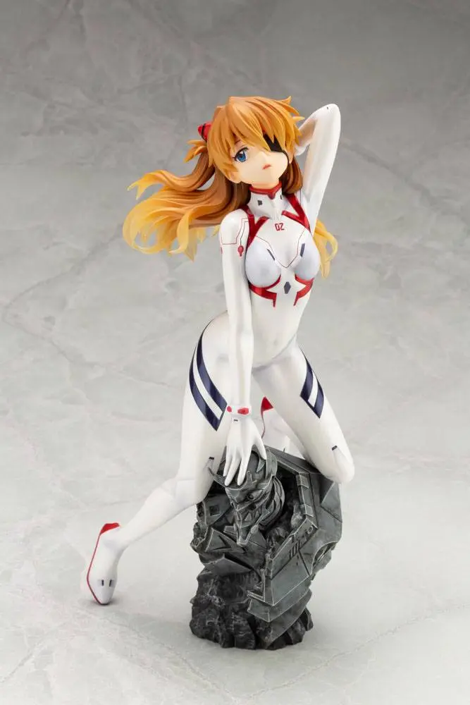 Evangelion 4 PVC Statue 1/6 Asuka Shikinami Langley White Plugsuit Ver. 23 cm product photo