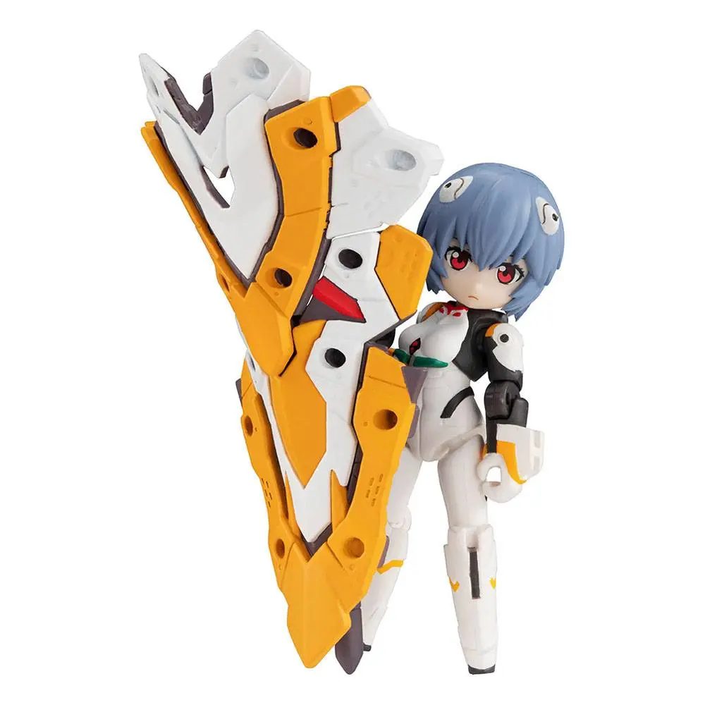 Evangelion Desktop Army Figures Ayanami Rei &amp; Evangelion No. 0 (Kai) 8 - 15 cm product photo