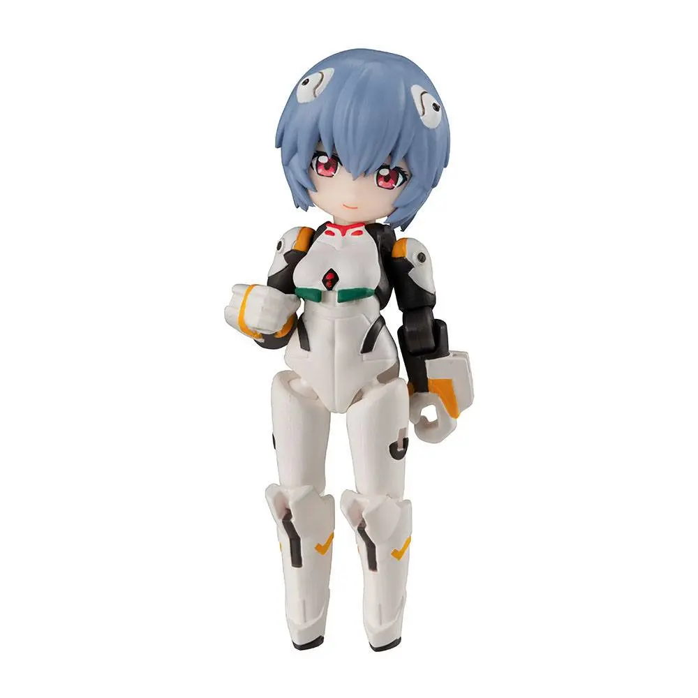 Evangelion Desktop Army Figures Ayanami Rei &amp; Evangelion No. 0 (Kai) 8 - 15 cm product photo