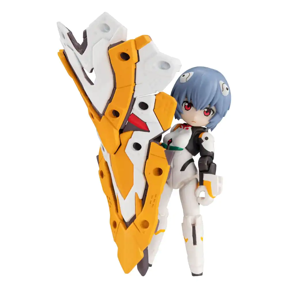 Evangelion Desktop Army Figures Ayanami Rei & Evangelion No. 0 (Kai) 15 cm  product photo