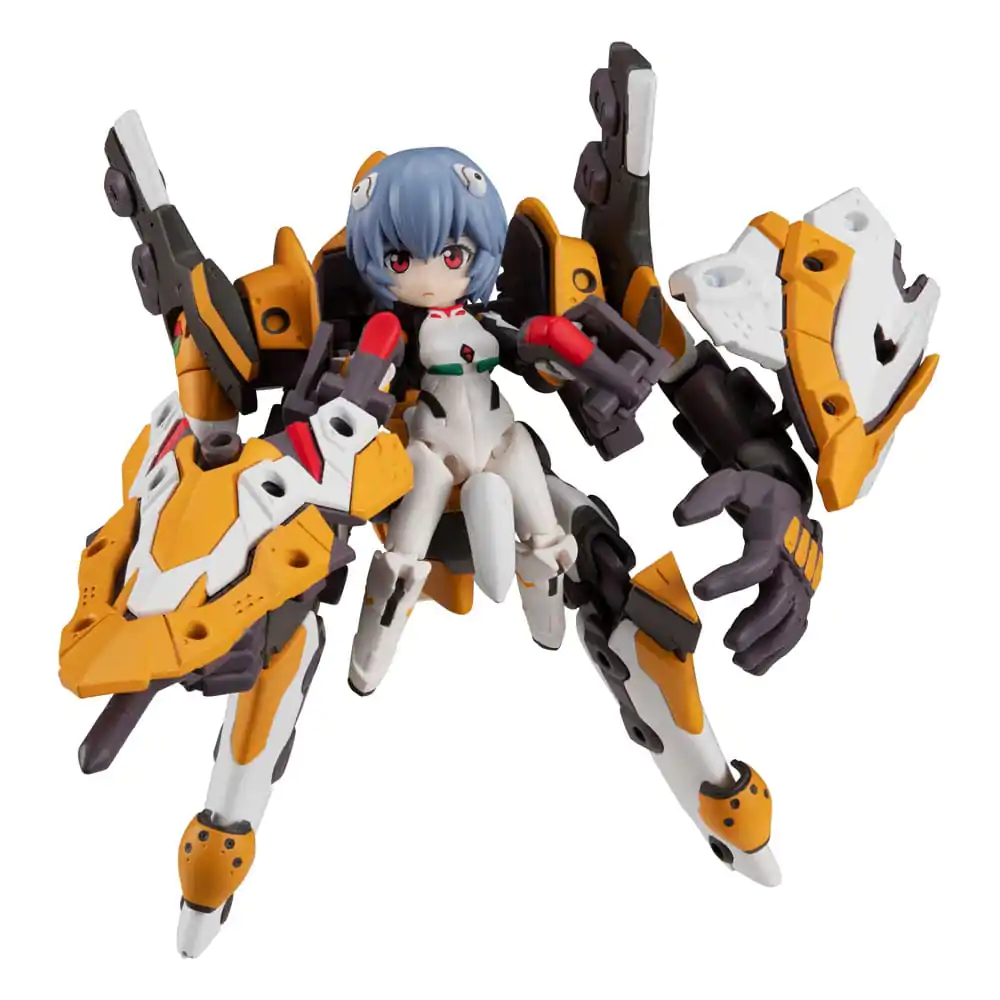 Evangelion Desktop Army Figures Ayanami Rei & Evangelion No. 0 (Kai) 15 cm  product photo