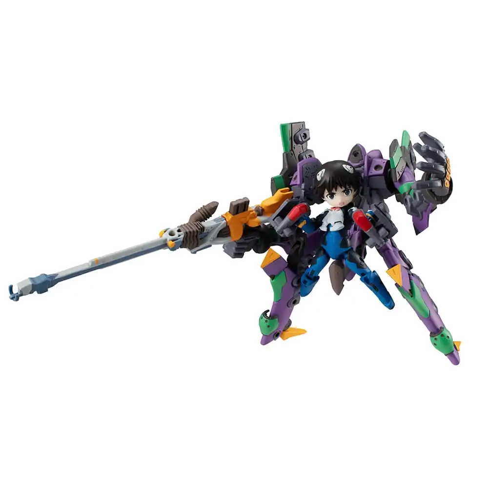 Evangelion Desktop Army Figure Shinji Ikari &amp; Evangelion No. 1 New Theatrical Edition 15 cm product photo