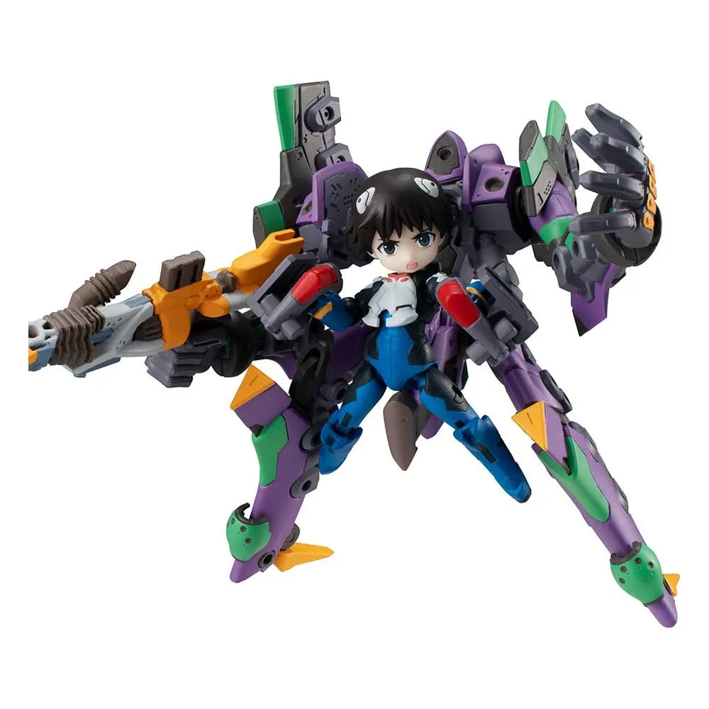 Evangelion Desktop Army Figure Shinji Ikari &amp; Evangelion No. 1 15 cm product photo
