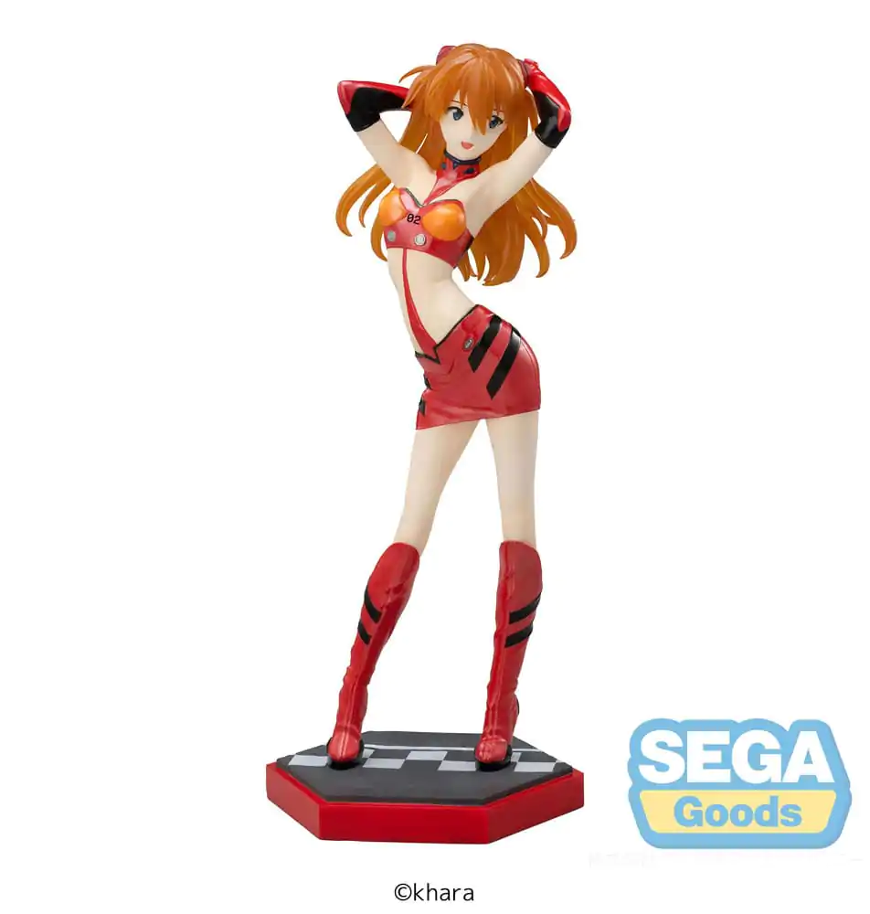 Evangelion Luminasta PVC Statue Evangelion Racing Asuka Shikinami Langley Pit Walk 25 cm product photo