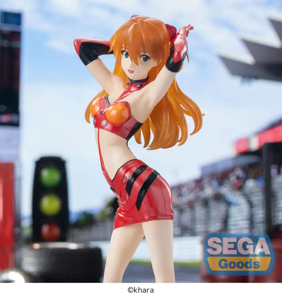 Evangelion Luminasta PVC Statue Evangelion Racing Asuka Shikinami Langley Pit Walk 25 cm product photo