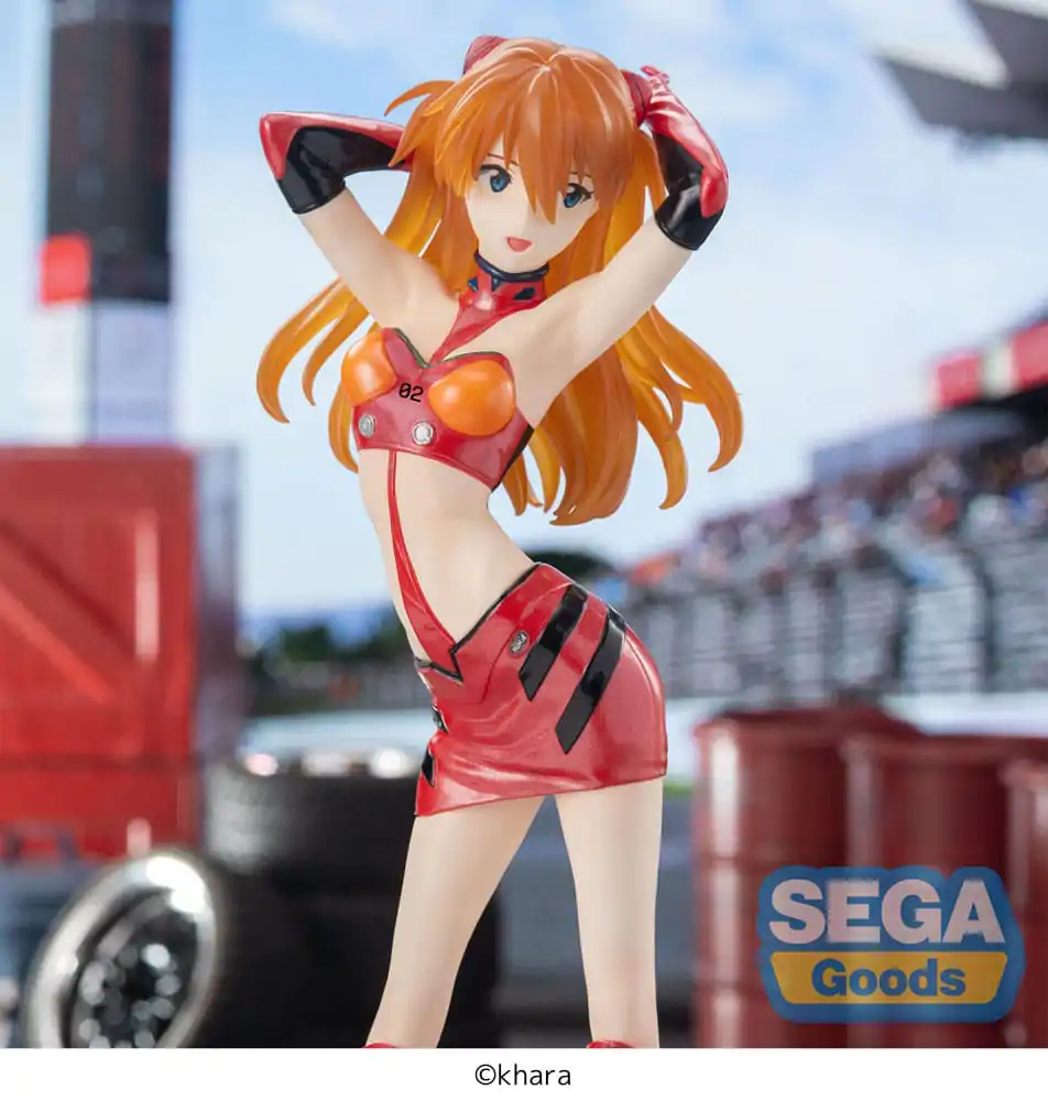 Evangelion Luminasta PVC Statue Evangelion Racing Asuka Shikinami Langley Pit Walk 25 cm product photo
