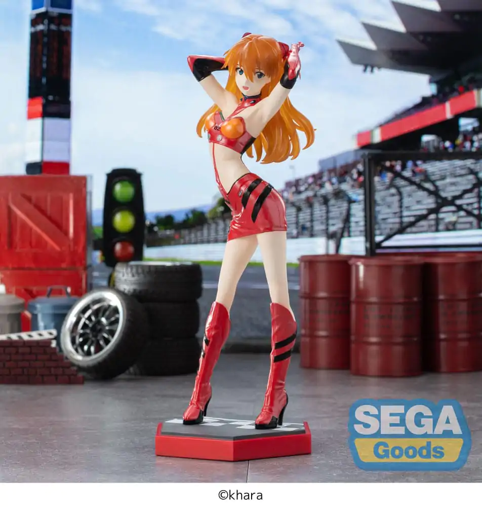 Evangelion Luminasta PVC Statue Evangelion Racing Asuka Shikinami Langley Pit Walk 25 cm product photo
