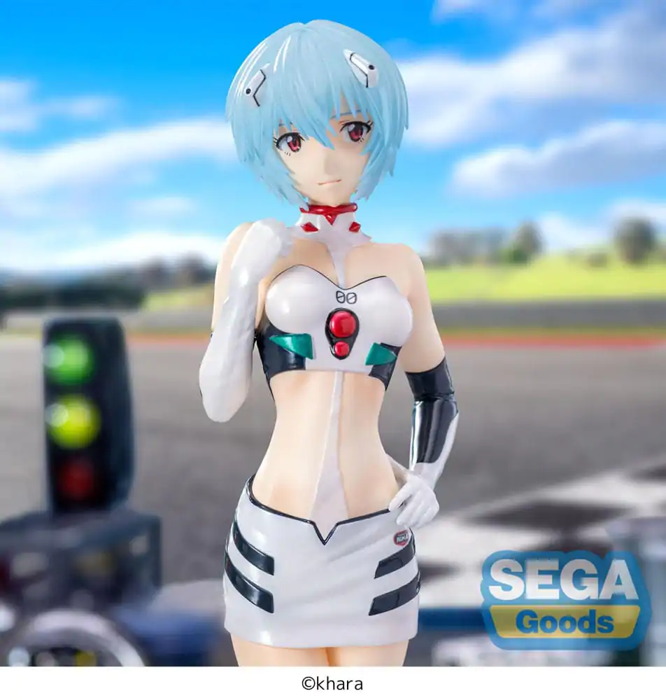 Evangelion Luminasta PVC Statue Evangelion Racing Rei Ayanami Pit Walk 21 cm product photo