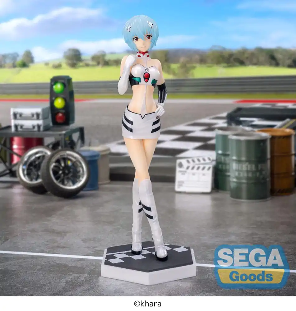 Evangelion Luminasta PVC Statue Evangelion Racing Rei Ayanami Pit Walk 21 cm product photo