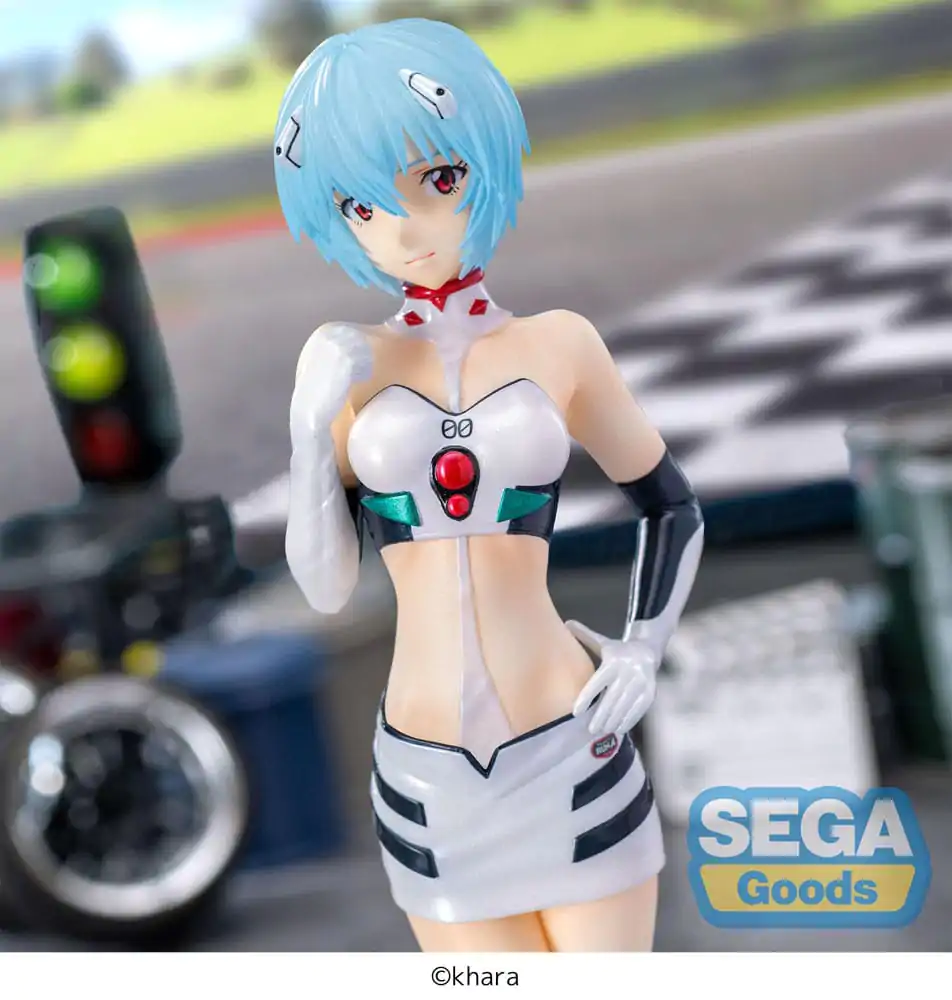 Evangelion Luminasta PVC Statue Evangelion Racing Rei Ayanami Pit Walk 21 cm product photo